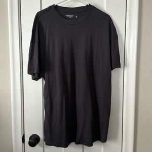 Dark Gray Soft A&F Essentials Relaxed Tee